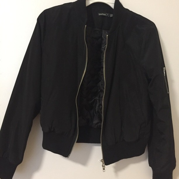 Boohoo Petite Bomber Jacket - Picture 1 of 4